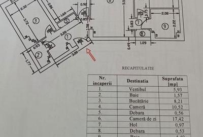 Apartament cu 3 camere în Titan