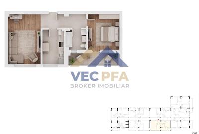 Apartament cu 2 camere în Central - 14