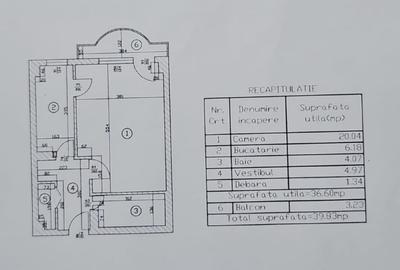 Garsonieră decomandată în Unirii