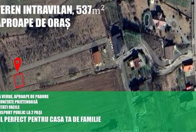 Teren de 537 mp, în Bărdești