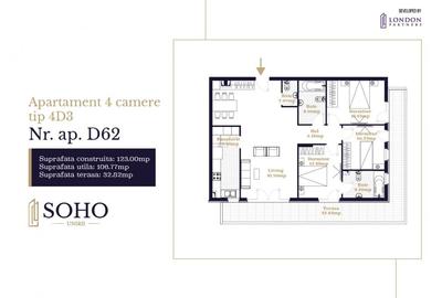 Apartament 4 camere SoHo Unirii, cu loc de parcare inclus! - 2