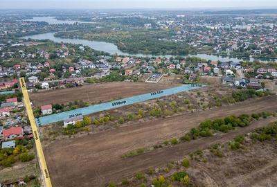 BUFTEA - FLAMANZENI,TEREN 5958 MP,DESCHIDERE 24 M,DOSAR PUZ+AVIZE,TOATE UTILITAT - 3