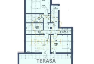 Apartament deosebit cu 3 camere | Terasa 66mp | Lipovei - 14
