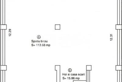 Spatiu de birouri la cheie 150 mp utili 5 parcari zona Valea Aurie - 9