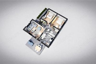 Casă cu 3 camere cu Teren 400 Mp în Păcurari