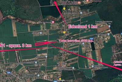 Teren Construcții intravilan de 5766 mp, în Balotești - 1
