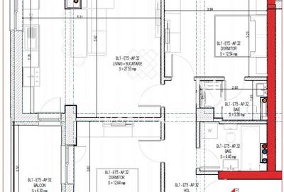 NOU, Apartament , 3 cam- 68,21 mp, Calitate Premium! Zona N-V Sibiu - 3