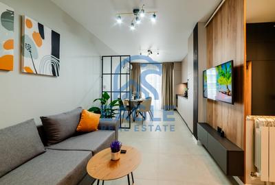 Apartament cu 2 camere nedecomandat, mobilat în Nord
