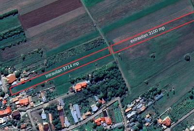 Teren de 3714 mp, în Tomșani - 2