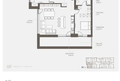 Dezvoltator, Apartament trei camere open space, Welmont/Rokman Dezvoltator, Apartament trei camere open space, Welmont/Rokman - 6