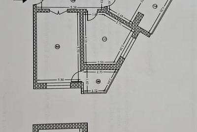 Apartament cu 3 camere decomandat, mobilat în Central - 1
