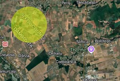 Teren de 250000 mp, în Periș