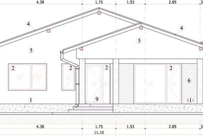 Casă cu 4 camere în Lunca - 4