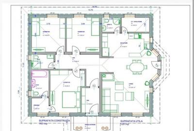 Casa 129mp utili, 500 mp, incalzire in pardoseala, Sanpetru - 1