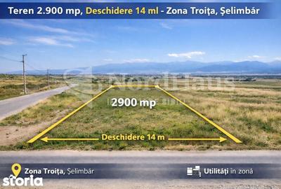 Teren de 2900 mp, în Șelimbăr