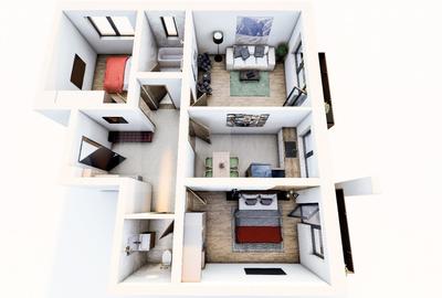 Apartament modern 3 camere - 2