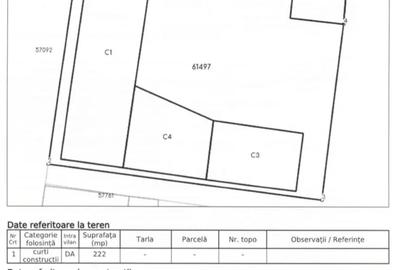 Teren de 222 mp, în Central - 1