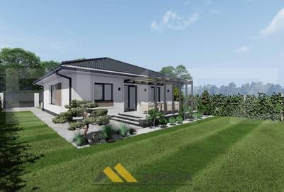 Casa cu 4 camere la rosu,finisat sau la cheie, 107 mp, zona Santandrei - 1