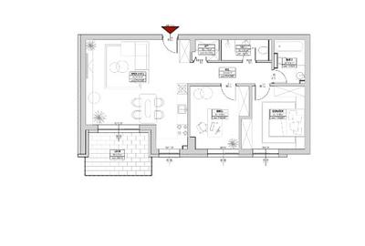 Apartament cu 3 camere si Parcare subterana. Prima rata 33 000 euro