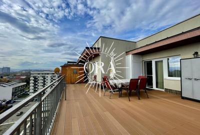 PENTHOUSE DE INCHIRIAT CU 2 DORMITOARE ZONA IRIS - TERASA 51 MP - 1