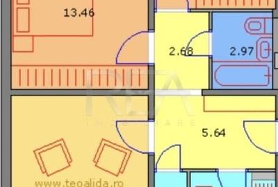 3 camere decomandat, anvelopat, 1/4, -Drumul Taberei - 3
