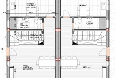 Casă cu 4 camere cu Teren 250 Mp în Central - 3