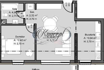 Apartament cu 2 camere semidecomandat în Semicentral - 7