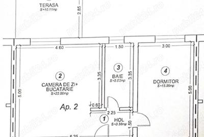 Apartament cu 2 camere decomandat în Dumbrăvița