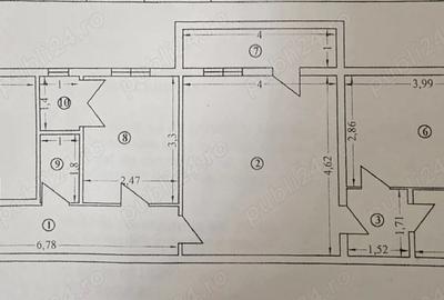 Apartament cu 3 camere - 1