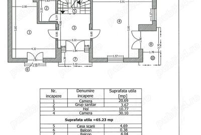 Casă cu 2 camere cu Teren 67.64 Mp în Rahova - 9
