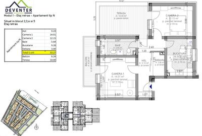 Apartament cu 2 camere decomandat în Tineretului - 8