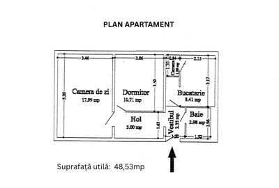 Apartament cu 2 camere decomandat în 1 Decembrie 1918 - 20