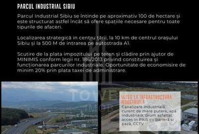 HALE INDUSTRIALE MODERNE ÎN PARCUL INDUSTRIAL SIBIU | 2200mp Teren 200mpu - 3