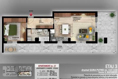 2 camere cu terasa spectaculoasa - viata urbana relaxata - 5