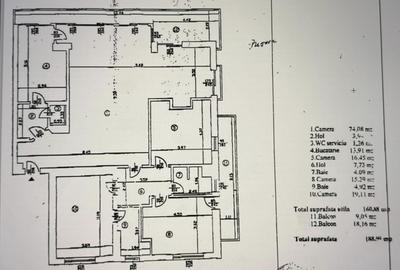 Malul lacului Bordei,Cartier Primaverii,apartament 4 cam (190mp utili) Malul lacului Bordei,Cartier Primaverii,apartament 4 cam (190mp utili) - 16