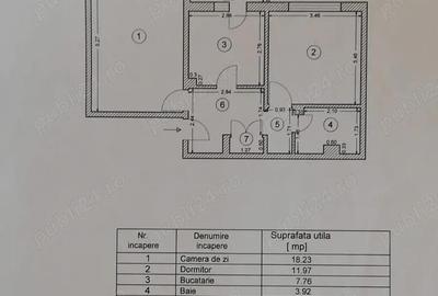 Apartament cu 2 camere decomandat în Dacia - 1