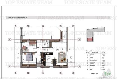 Apartament 3 camere 2 terase bloc nou metrou 1 Decembrie 1918 - 1