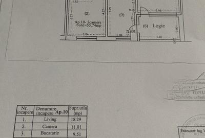 Apartament cu 2 camere decomandat în Central