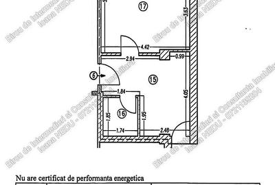 ► Compozitori Garsoniera Decomandata 39m² Mobilata Utilata Centrala pe Gaze - 7