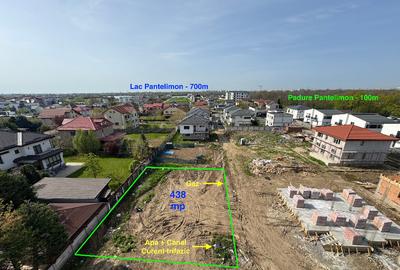 Teren dubla deschidere 438 mp -Sos.Cernica/Pantelimon - utilitati full - 2