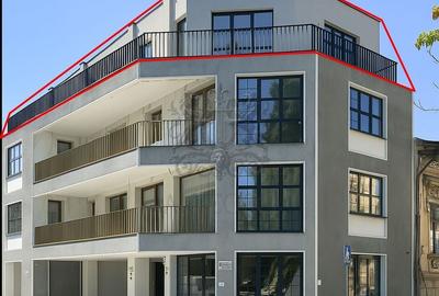 Penthouse cu 4 camere semidecomandat în Cișmigiu - 10