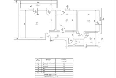 Apartament cu 3 camere decomandat în Exterior Sud - 2