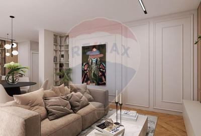 Penthouse cu 5 camere semidecomandat, mobilat în Ultracentral