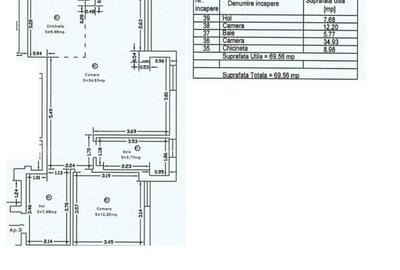 Apartament cu 2 camere în Aradului - 15