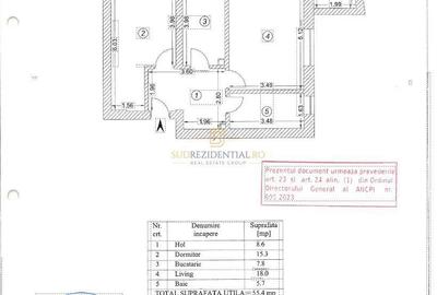 Apartament cu 2 camere decomandat, mobilat în Metalurgiei - 2