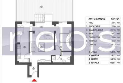 Apartament cu 2 camere în Șoseaua Nordului - 18