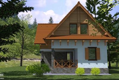 Duplex cu 5 camere cu Teren 1800 Mp în Sâncrăieni - 2
