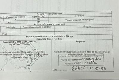 Teren de 514 mp, în Poarta Albă - 2
