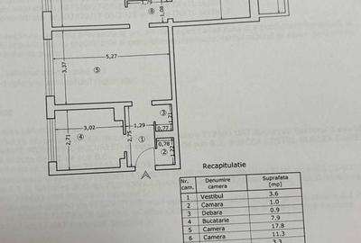 Apartament cu 3 camere în Titan