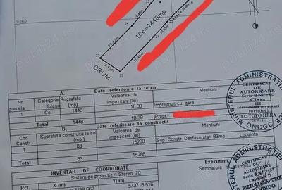 Casă cu 3 camere în Mihăilești